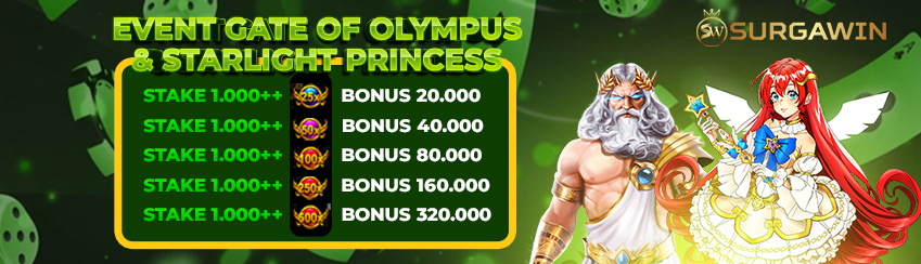 EVENT GATES OF OLYMPUS & STARLIGHT PRINCES